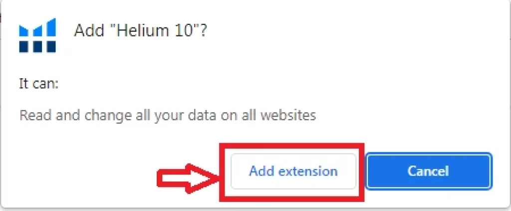Add Helium 10 Chrome Extension