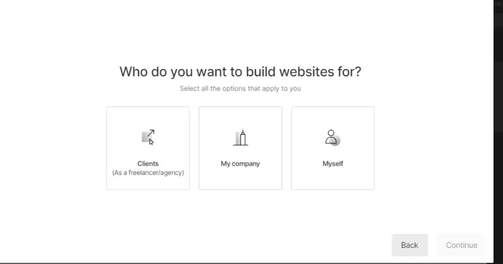 Build website using Webflow promo