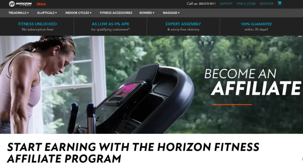 Horizon Fitness Affiliate Program