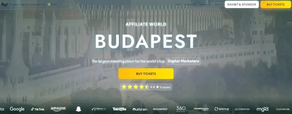 Affiliate World Budapest 2024