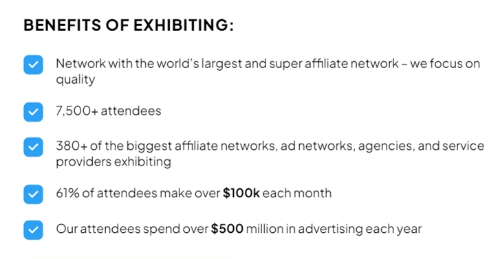 Benefits of Exhibiting the Affiliate World Budapest