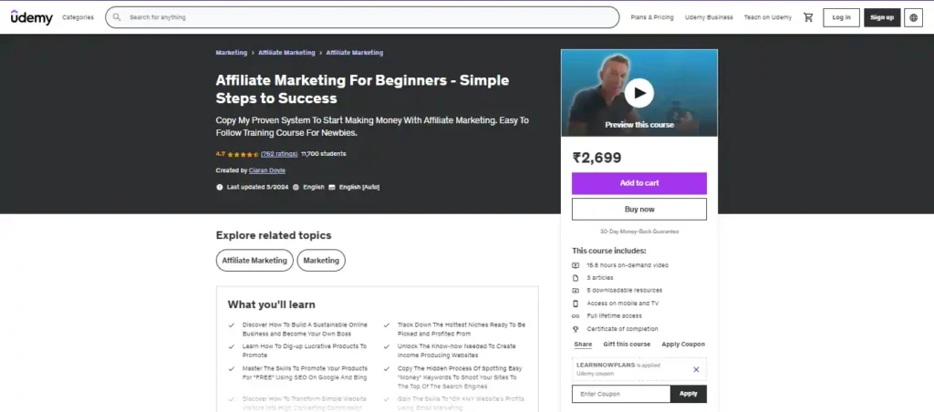 Affiliate Marketing for Beginners