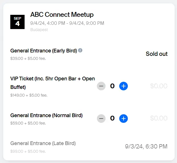 ABC Connect Meetup 2024 Tickets