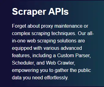 Scraper APIs