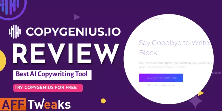 CopyGenius Review 2024: Top 5 Features, Pricing, & More!