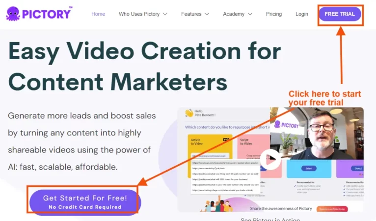 How to Create 3 Free Video Projects with Pictory? Absolutely Free Videos 📺