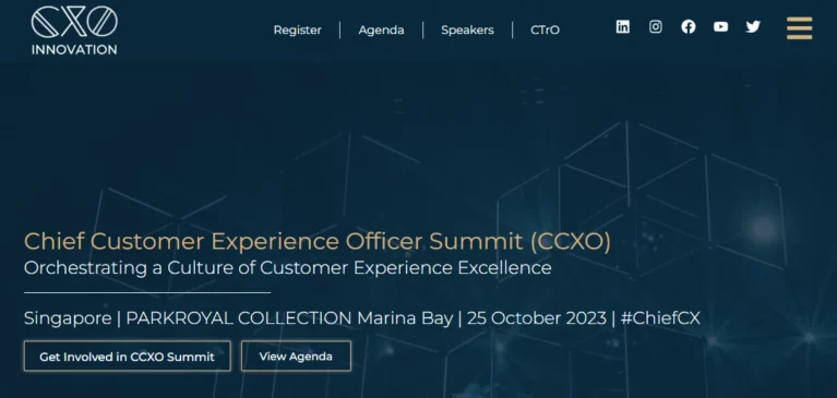 Chief Customer Experience Officer Summit, Singapore 2023: Grand Platform for Brands and Businesses