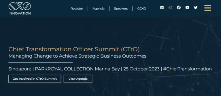 Chief Transformation Officer Summit 2024: Be a Part of Strategic Business