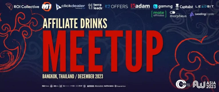 Affiliate Drinks Meetup by Conversion Club at AWA 2023 Bangkok