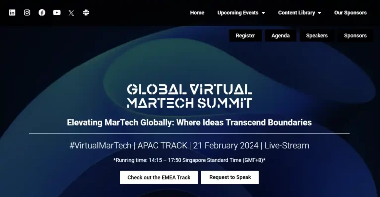 Global Virtual MarTech Summit APAC: A Confluence of Marketing Technology Experts