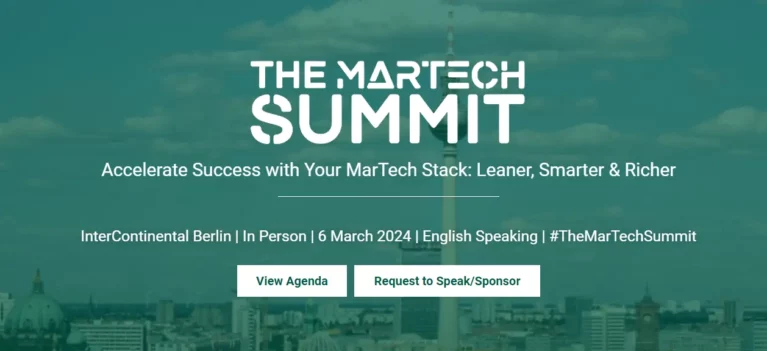 MarTech Summit Berlin 2024: A Convergence of Marketing Technology Leaders