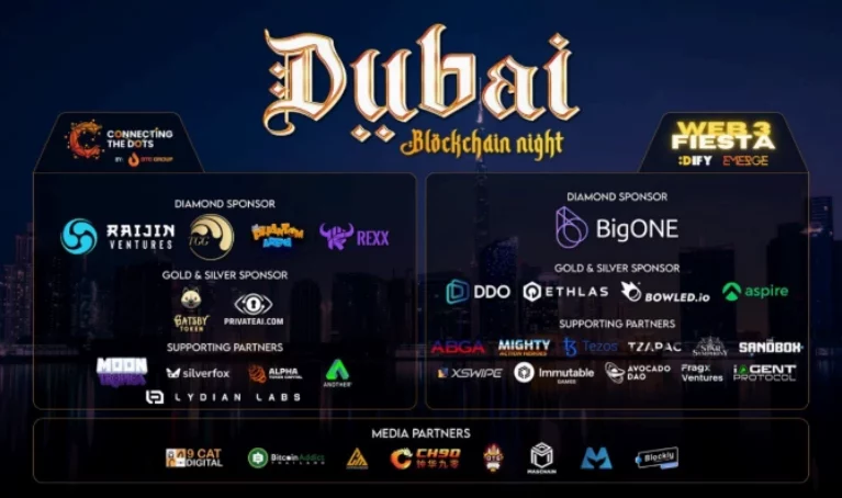 Dubai Blockchain Night 2024: DTC Group & EMERGE Group Fiesta