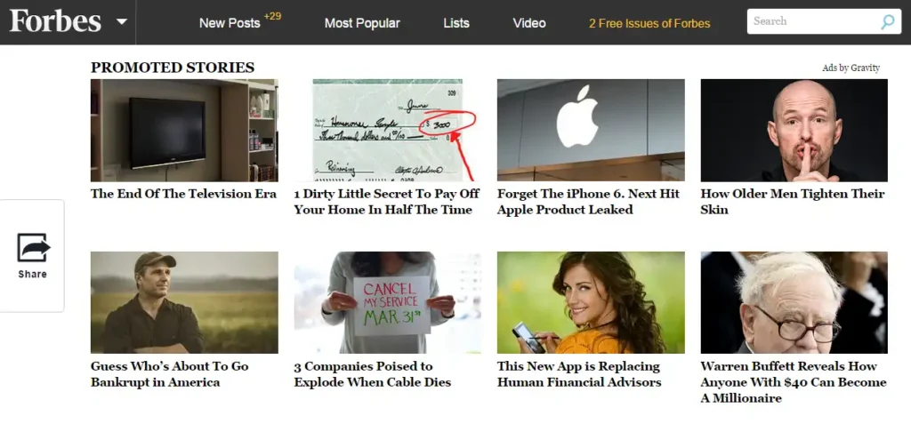 Native Advertising Example