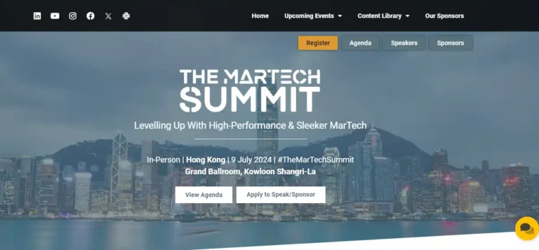 The MarTech Summit Hong Kong 2024: Bridging Tech & Marketing