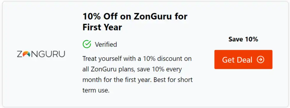 ZonGuru Coupon