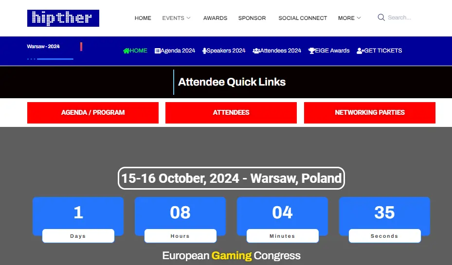 European Gaming Congress & EiGE Awards 2024